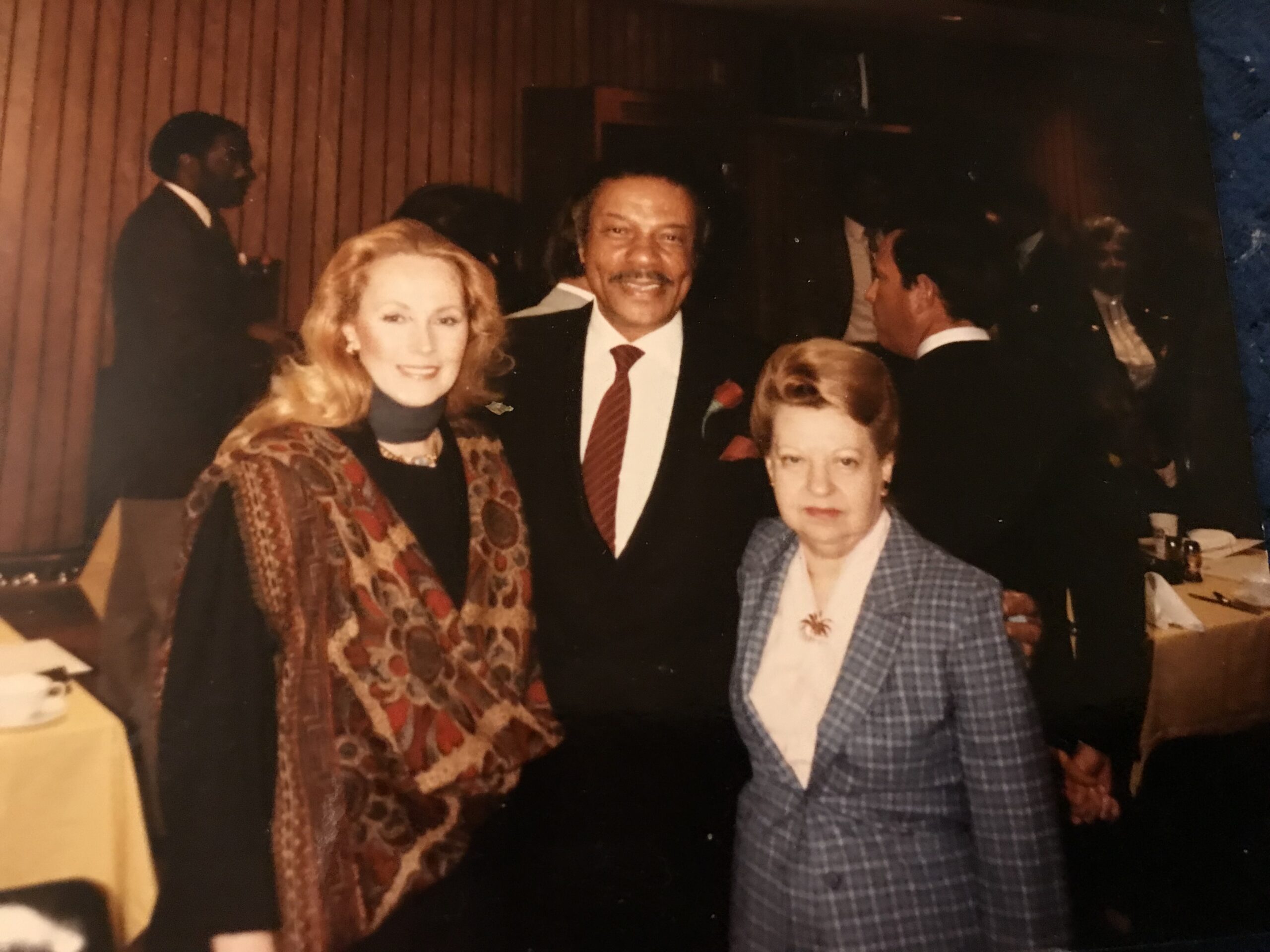 L-R: Pam Lapides, first woman president of the Signal 13 Board; Bishop Robinson, first African American commissioner of the Baltimore Police Department; Clarisse Mechanic, founding member of Signal 13.